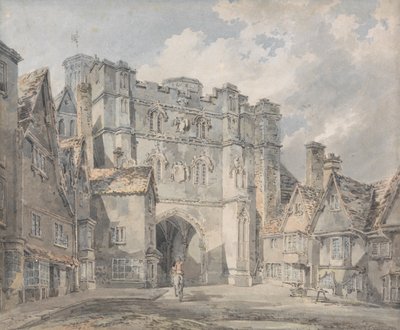 Christ Church Gate, Canterbury door Joseph Mallord William Turner